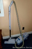 Aerus vacuum cleaner, runs and picks things up. Base is 23