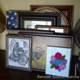 Framed pieces up to 16