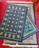 Three pretty rugs, largest is really soft! Smallest by Beaulieu rugs, medium by Natco Home Fashions,
