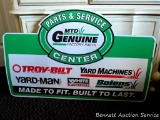 Metal Parts & Service Center sign for MTD Genuine Factory Parts is 36