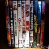 Ten DVDs for this winter including Jaws, Dodge Ball, The African Queen, Office Space, Rambo III,