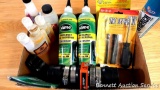 No shipping. Automotive lot includes fuel stabilizer; emergency tire repair in a can; Liquid Wrench;