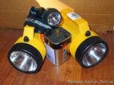 Two EverReady LED flashlights or lanterns and a good spare battery, plus a Night Blaster head lamp