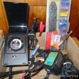 Raintight Outdoor timer; Battery Tender; wire stripper & wire nuts; more.