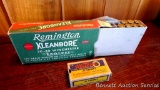 Very nice Remington Kleanbore .30-30 Winchester Express box with seven original cartridges; Western