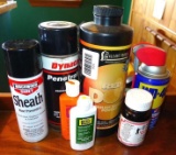 No shipping. Most of a can Alliant Red Dot smokeless shot shell powder. Other assorted aerosols and