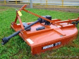 Rhino 272 brush mower with 6' cut. One small hole noted in upper deck, otherwise in good