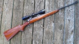 Remington Model 721 bolt action rifle in .270 Win has attractive stock accents and a Bushnell