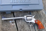 Ruger Model Single Seven stainless steel revolver in .327 Federal Magnum. Comes with original