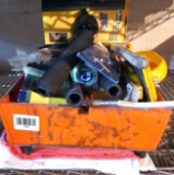 Painting supplies including rollers, brushes, paint trays, rags and more.