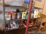 Metal storage rack on casters is 60