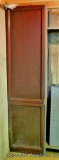 Wooden storage cabinet is 21