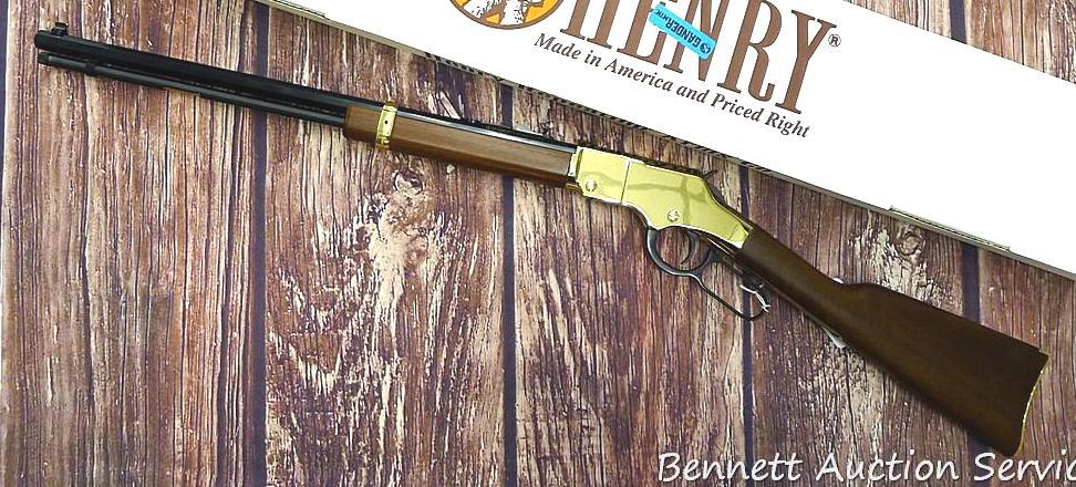 Henry Golden Boy lever action rifle in .22 Magnum