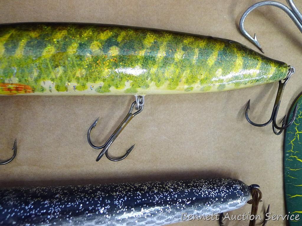Huge fishing lures by HRT and Husky-Devle plus
