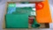 Gun supplies including Lyman and RCBS case lube pads; funnels; cleaning brushes.