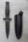 Smith & Wesson HRT belt or boot knife is 9