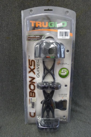 TruGlo carbon XS 5 arrow quiver. Package may have been opened.