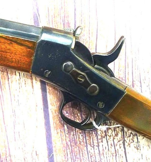 Rolling Block .45-70 rifle was built on a Remington patent action by Numrich Arms, Buffalo model.