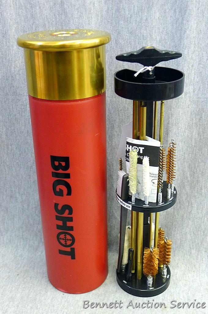 Big Shot Universal Gun Cleaning Kit Bullet Shaped Case Is 14 Tall Firearms Military Artifacts Firearms Online Auctions Proxibid Big Shot Universal Gun Cleaning Kit Bullet Shaped Case Is 14 Tall Firearms Military Artifacts Firearms Online Auctions Proxibid