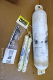Sonar Night Light NIP, Broadway utility cord, and a Fender Mate boat bumper. Bumper is about 2' long