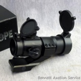 HQ Issue tactical red and green dot optic or scope model RD30D. Scope is clear and bright and has