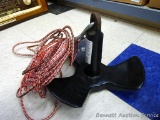 Roloff Original 18 lb River Special vinyl coated cast iron boat anchor.