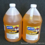 No shipping; 2 - 1 gallon containers of Splash Car Wash concentrate, each gallon makes 30 gallons.
