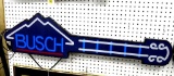 Lighted Busch beer sign is 10-1/2