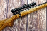 Savage Model 40 bolt action rifle chambered in .22 Hornet has their AccuTrigger and is topped with a