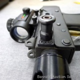 Masterpiece Arms 9mm high capacity pistol Model MPA930SST. Comes with a functional red dot sight and