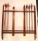 Vintage Wooden Bow Rack with Arrow display; holds 24 arrows; includes 8 vintage wooden arrows; one