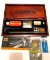 Hoppe's 100 Year Anniversary Gun Cleaning Kit with wooden case; 3 piece brass rod; Guide to Gun Care