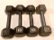 Set of 4 Ten Pound Dumbbell Weights; 9