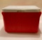 Coleman Cooler with detachable lid; good condition; cup holders; 18