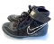 Nike Youth Wrestling Shoes; lace up with velcro top; size 4 Black; little wear; good condition