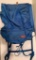 Bonanza model #3737 Backpack with aluminum frame; blue in color; frame is 31