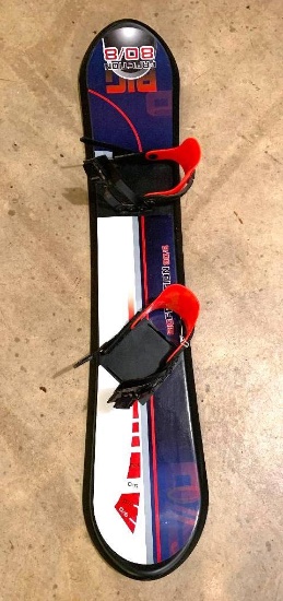 Big Fraction 80/8 Snowboard; bindings in good condition; 4 feet long; 9" wide