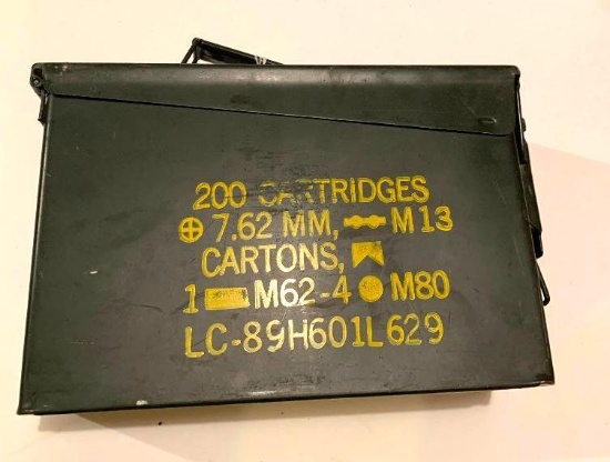 Metal 30 caliber GI Ammo Can; Good Seal; Very Good Condition;