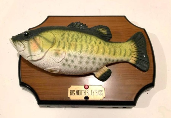 Big Mouth Billy Bass; motion activated talking fish; untested