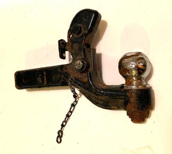 2 5/16" Ball Trailer 2" Receiver Hitch with Pintle Latch