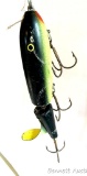 Musky Bait; Talllywhacker; jointed; top water wood buzz bait; fishing
