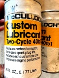 McCulloch Custom Lubricant two cycle engine oil, 40:1, 4 sixpacks 6 oz cans, no shipping