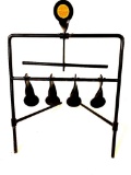 Steel Target designed for 22 rimfire; resetting target