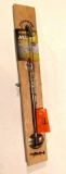 Husky Wooden Ice Fishing Tip-Up with walleye decal; new