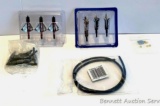 Archery set includes, 3 expandable broadheads, 3 fixed broadheads, 11 field points, 1 pc 4' tubing