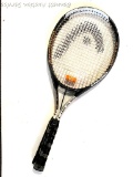 Head Titanium Tour Pro Tennis Rackets, set of two, frame and netting in very good condition, handle