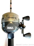 Zebco 404 Spin Casting Combo; rod measures 5 1/2 ft; medium light action; good condition; fishing