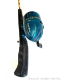 Daiwa 2 piece casting rod; rod measures 4 1/2 ft; South Bend Mirage Spin Casing Reel; fishing