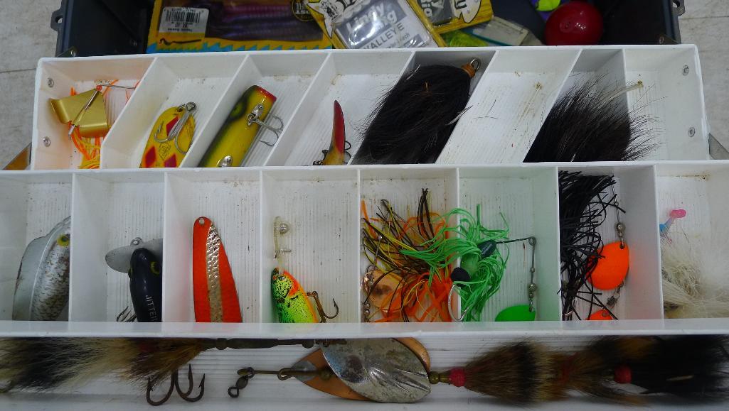 clinch knot minnow swarm premium fishing lure Clarkspoon Jigs 1.5 oz Color:705 black/org The Money Minnow features Fly Fishing Longmont Colorado Avet Raptor Plus Lever