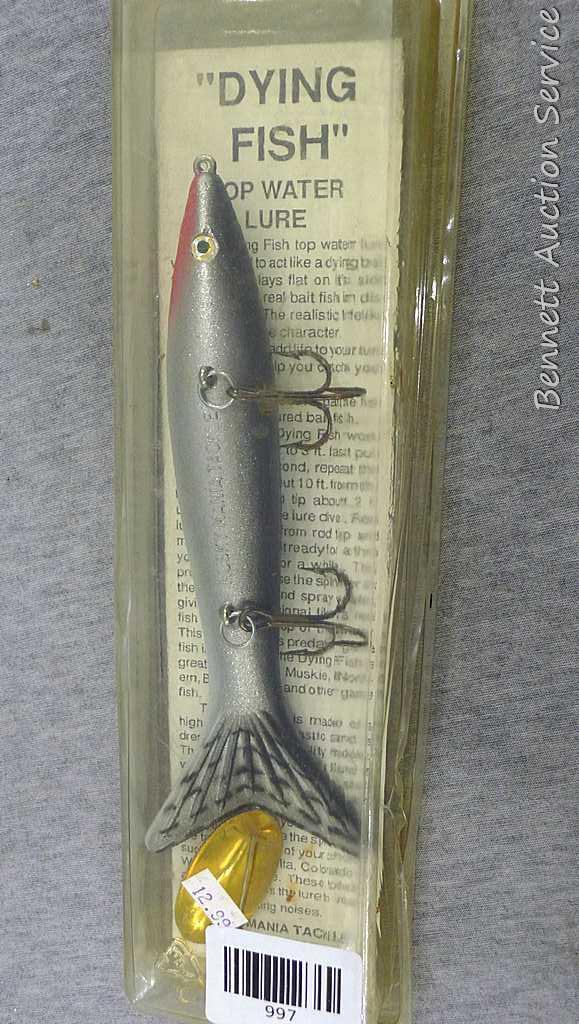 Dying Fish top water muskie lure by Musky Mania